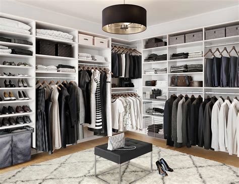 Download clothes closet stock photos. All White Custom Closets | White Closet Shelving ...