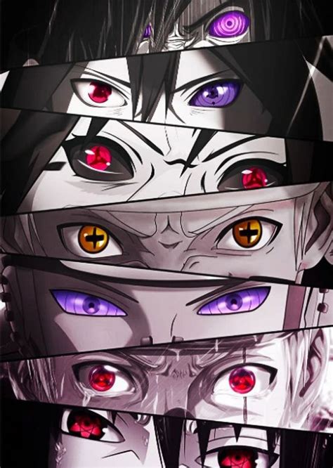 Tons of awesome naruto eyes wallpapers to download for free. 'Naruto Eyes' Poster Print by Undermountain | Displate | Olhos de anime, Olhos do naruto, Naruto ...