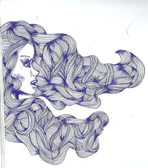 Hair No 1 Humanoid Sketch Art Hair