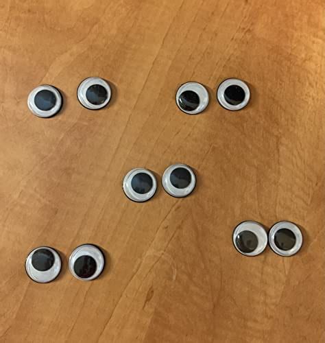Pair Of 1 Magnetic Googly Eye Magnets 1ge
