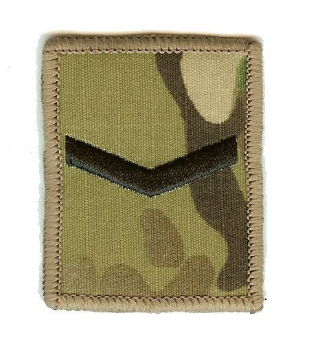 2 X Multicam Mtp Hook And Loop Rank Badges Lcpl Cpl Sgt Ssgt Wo2