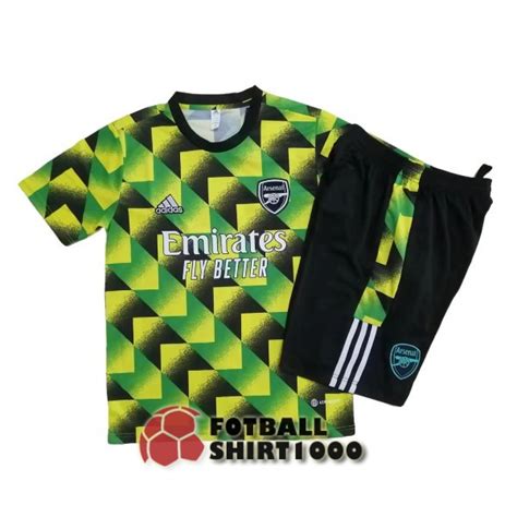 Buy Arsenal Training Kit Shirt Jersey 2022 2023 Black Yellow Green