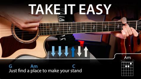 How To Play Take It Easy Eagles On Guitar Easy Lesson Accordi Chordify