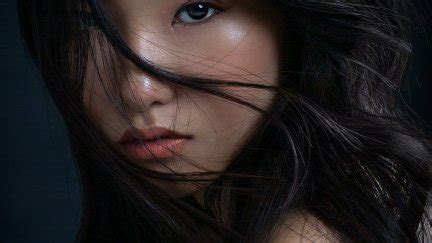Mikhail Mikhailov Asian Women Model Brunette Long Hair Wavy Hair X Wallpaper