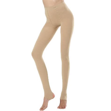 Womens Seamless Beige Pantyhose Elastic Slim Fit Collant Femme With