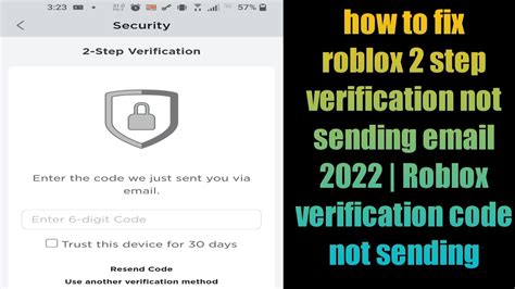 How To Fix Roblox 2 Step Verification Not Sending Email 2022 Roblox