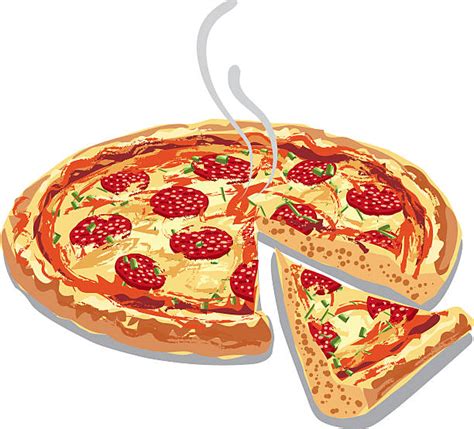 Best Pepperoni Pizza Illustrations Royalty Free Vector Graphics And Clip