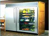 Glass Front Refrigerator Freezer Residential Photos