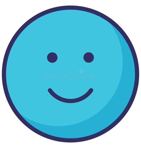 Emoticon Emoticons Vector Isolated Icon Which Can Easily Modify Or