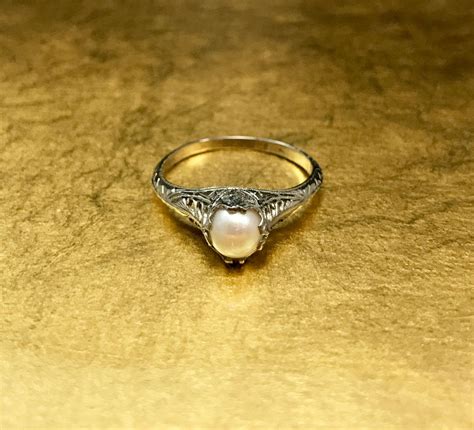 This Stunning Antique Pearl Ring Would Be Perfect For Any Collection