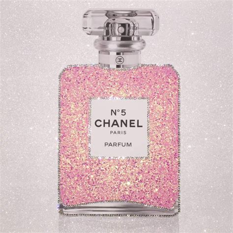 Chanel perfumes by martina pavlova canvas art arrives ready to hang, with hanging accessories included and no additional framing required. Image of Chanel No5 Glitter Perfume Bottle | Perfume ...
