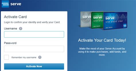 Visit www.serve.com/activate to activate your offical amex serve prepaid card online by creating an online account. www.serve.com - American Express Serve Prepaid Debit Card Activation - Activate Your Card