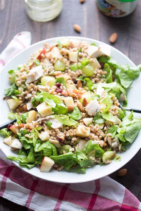 Add raspberry vinegar and toss again. Chicken Waldorf Salad - LemonsforLulu.com