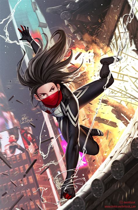 Silk And Cindy Moon Marvel And 1 More Drawn By In Hyuk Lee Danbooru