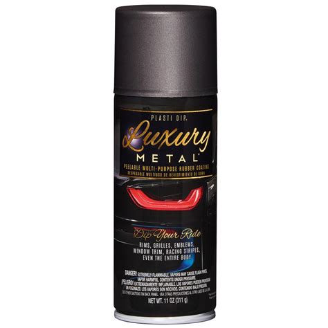 Spray Plasti Dip Luxury Metalic Black Sapphire Negru Metalic Performix Vopsea Cauciucata