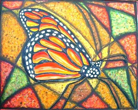 Monarch Butterfly This Painting Was Created Using A Style Flickr