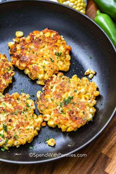 Easy Corn Fritters With Cheese And Jalapeños Spend With Pennies