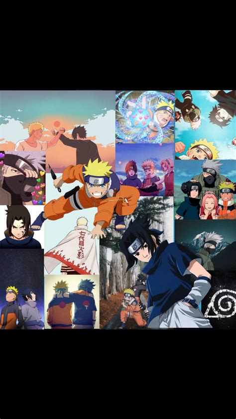 Naruto Collage Wallpaper Anime Wallpaper Team 7 Anime