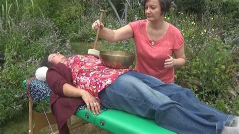 Peter Hess Sound Massage With Hélène In Her Garden Youtube