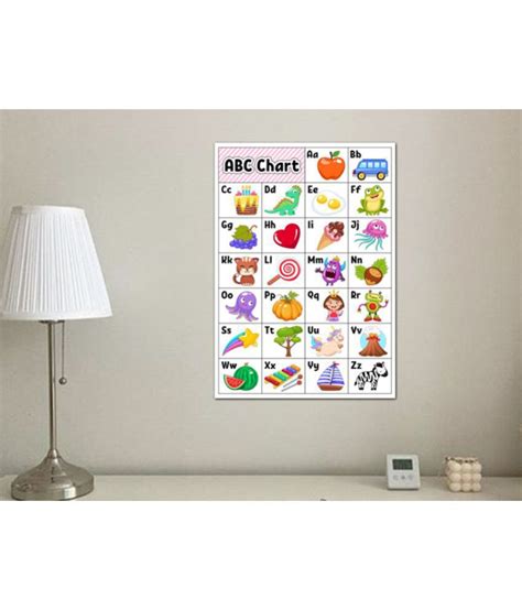 Photojaanic Abc Poster Kids Learning Poster Thick Paper Poster