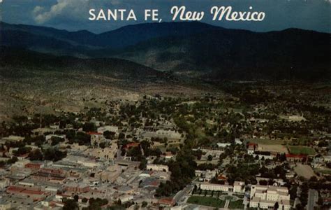 Aerial View Of Santa Fe New Mexico