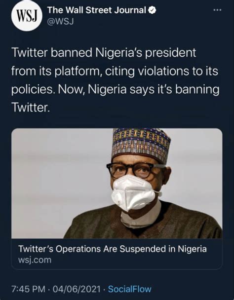 Fact Check Buharis Twitter Account Not Banned Daily Trust