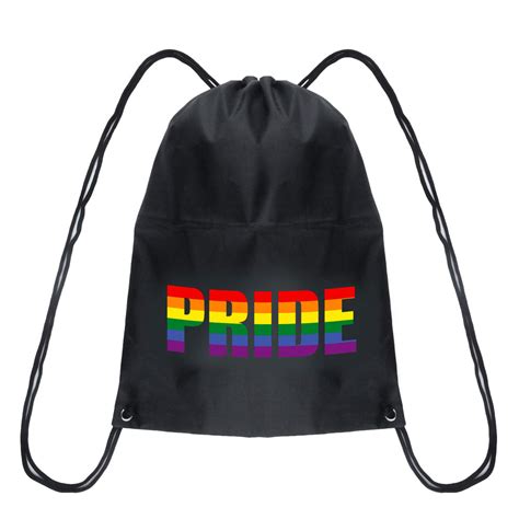 drawstring bag gay pride rainbow pride uk
