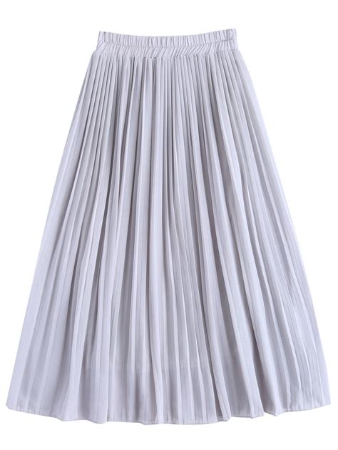 [44 Off] Stylish High Waist Chiffon Pleated Skirt For Women Rosegal