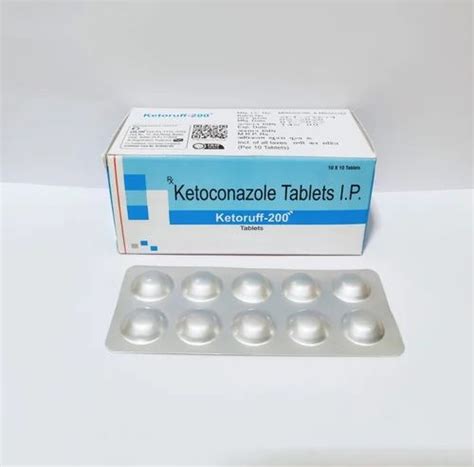 Ketoruff 200 Ketoconazole 200mg Tablet Prescription Treatment Fungal