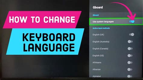 Tcl Android Tv How To Change Keyboard Language In Tcl Android Smart