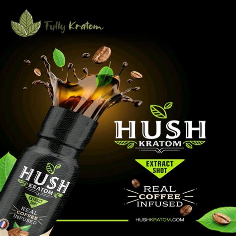 Buy Hush Kratom Liquid Shot (Real Coffee Infused) - Display Box – Fully