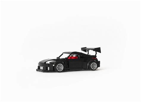 Lego Nissan 350z Wide Body Track Car Aka Black Widow Lego Cars Cool