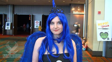 Princess Luna My Little Pony Cosplay At Connecticon 2013 Youtube
