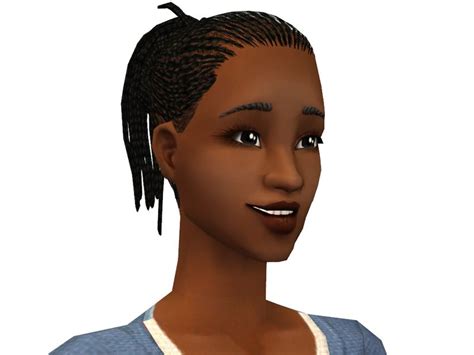 Mod The Sims Maxis Match Retexture Of Nouks Happy Braids Mesh Twin