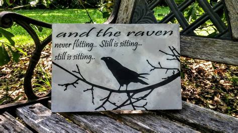 Edgar Allan Poe The Raven Nevermore Gothic Art Gothic Etsy Unique