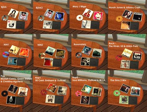Mod The Sims 53 Sets Of Music Cds Updated May 07 2011