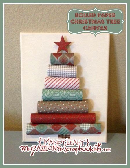 A Christmas Tree Made Out Of Folded Paper On Top Of A Card With The