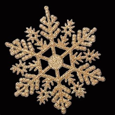 12pcs 10cm Glitter Snowflake Christmas Ornaments Xmas Tree Hanging