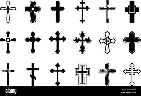 Christian Crosses Cross Icons Orthodox Catholic Religious Symbols