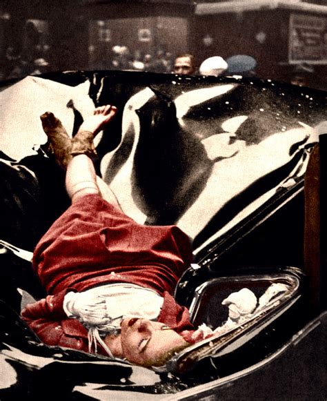 Strangled beautiful business woman in a bedroom. Most Famous Crime Scene Photos of All Time