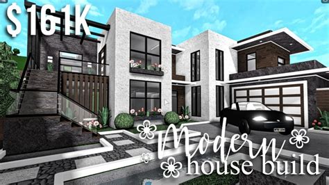 Modern House Build Roblox Bloxburg GamingwithV YouTube