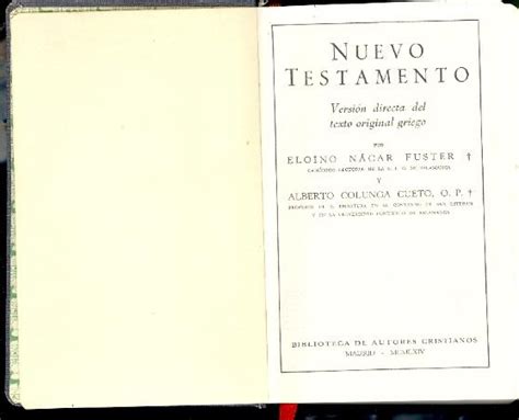 Nuevo Testamento Version Directa Del Texto Original Griego By