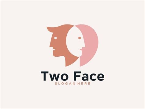 Two Face Logo Vectors And Illustrations For Free Download Freepik