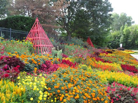 The Redyelloworange Theme Succeeds Rotary Botanical Gardens