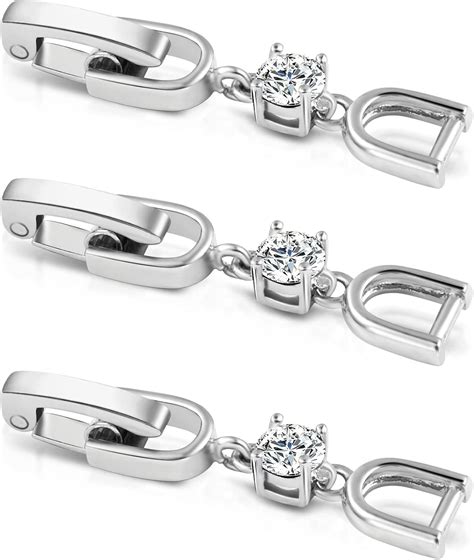 St Ck Kettenverschluss Mit Aaa Zirkonia Sterling Silber Ketten