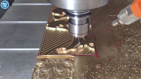 Cnc Machine For Engraving Brass Hot Foil Stamping Die Youtube