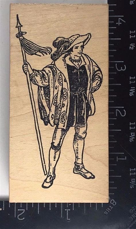 Rubber Stamp Royal Prince Beeswax Royalty Court Castle Medieval Rare 155 Beeswax Royal Prince