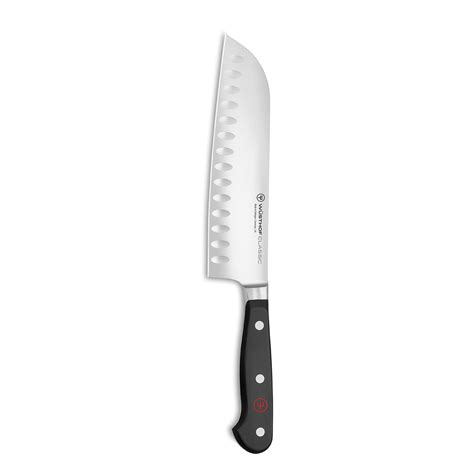 wusthof classic scalloped santoku knife borough kitchen