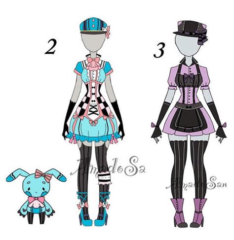 Outfit Adoptable Batch Closed By As Adoptables On Deviantart