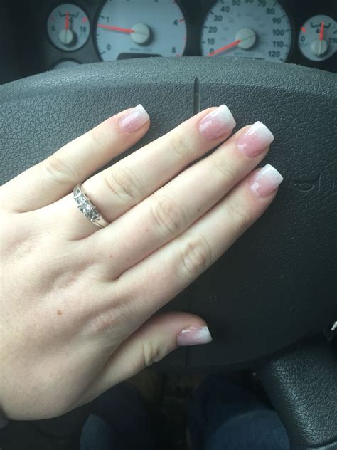 Princess Nails ️ Faded French Tip More French Fade Nails French